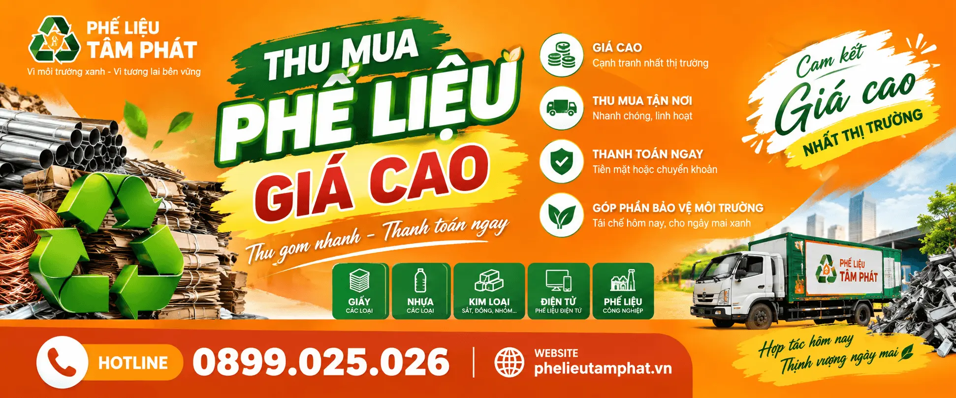 Vựa ve chai TPHCM gần đây: chuyên thu mua phế liệu, thanh lý nhà xưởng cũ giá cao - Phế Liệu Tâm Phát